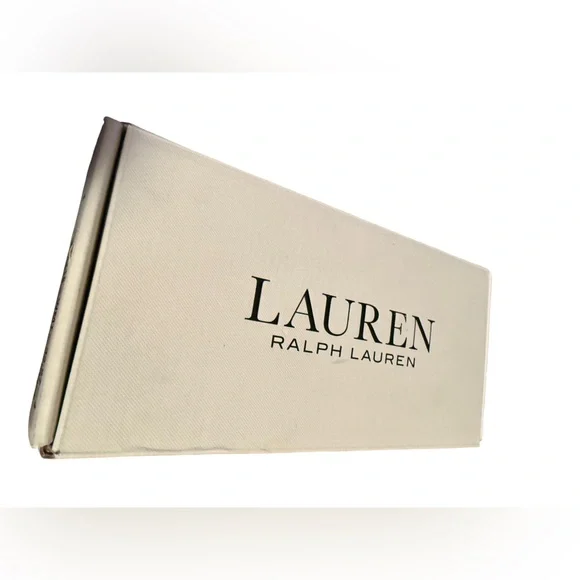 Ralph Lauren NWT Sz 6.5 Alegra Black & Cream Leather Flat Slide Sandals (SH280) - Picture 10 of 11